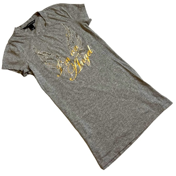 Victoria’s Secret I’m An Angel 2006 Embellished Angel Wings Sparkle Tee Size M - Picture 4 of 5